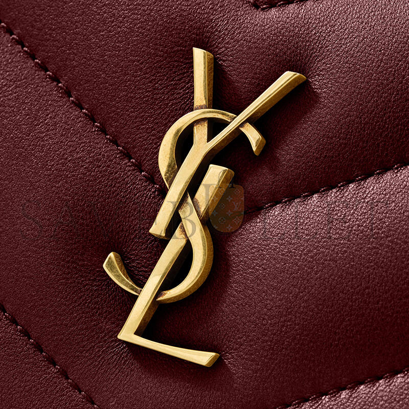 YSL LOULOU MINI CAMERA BAG IN LAMBSKIN 869816AAEAX6197 (18.5*11.5*5cm)
